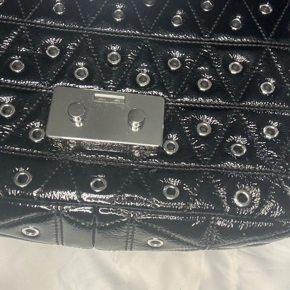 Michael Kors Black and Silver Women's Bag